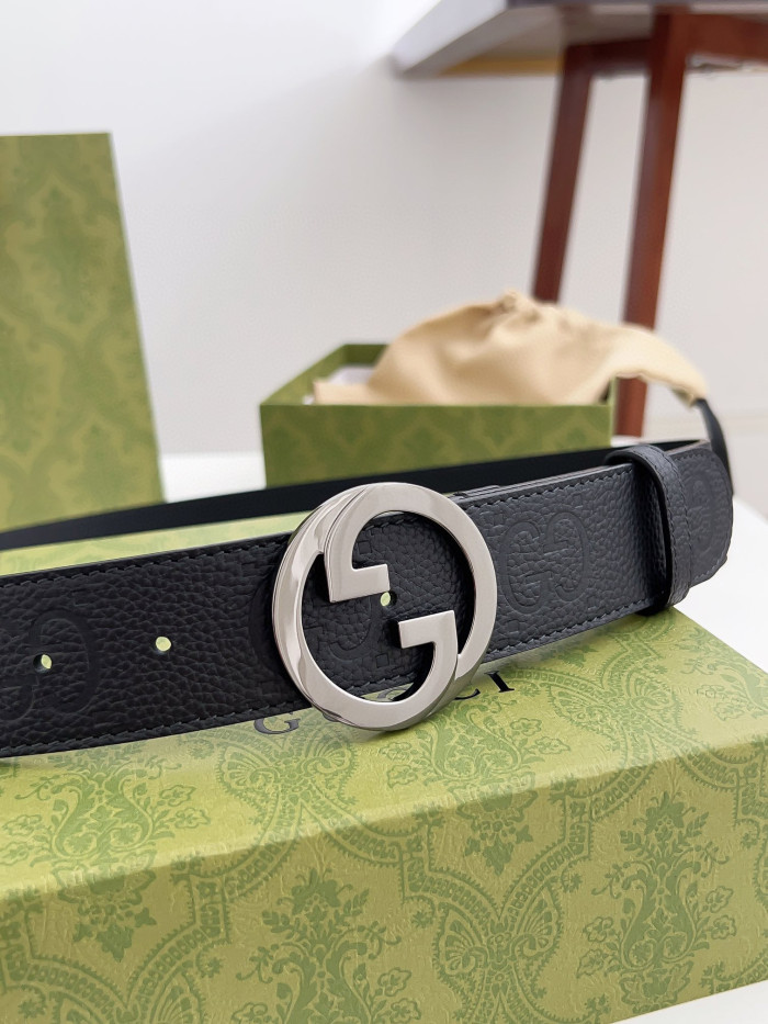 GUCCI 3.8cm Leather Belt #nigo29163