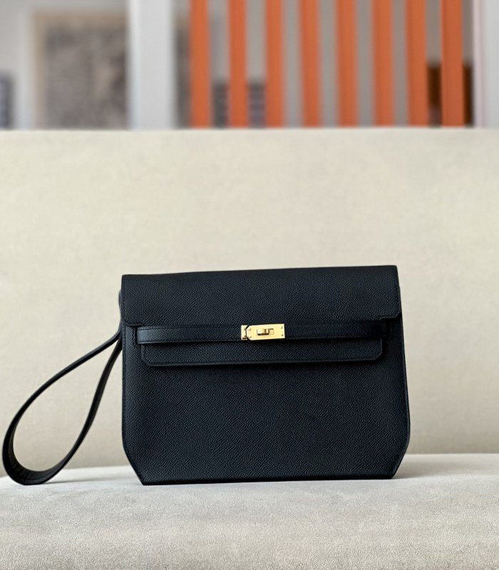 Hermes Square Leather Classic Wallet Clutch Underarm Bag bags #nigo53457