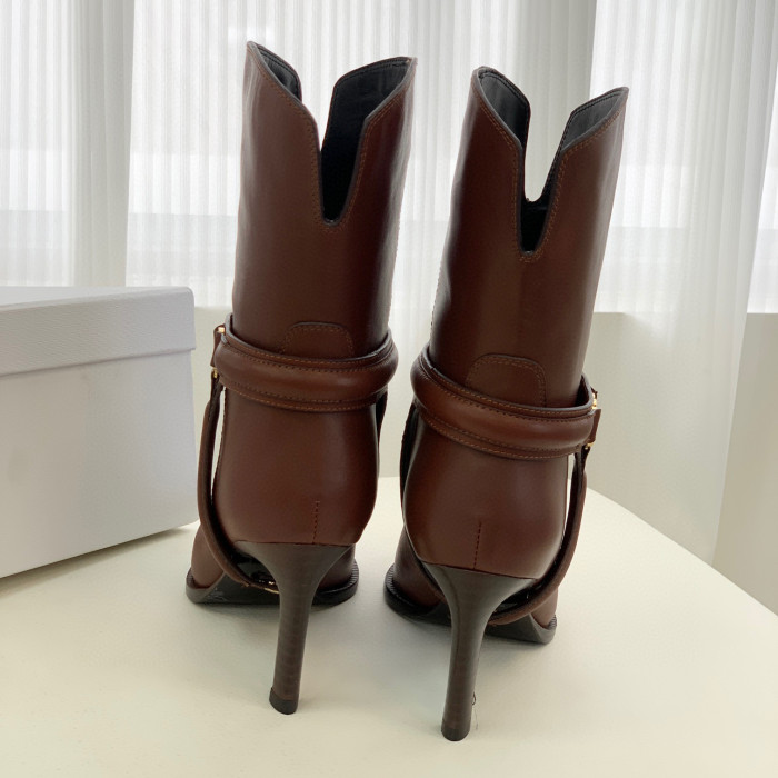 Celine NIGO Leather Mid Length High Heels #nigo21628