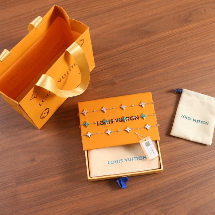 Louis Vuitton NIGO Floral Fine Chain Fashion Bracelet #nigo21589