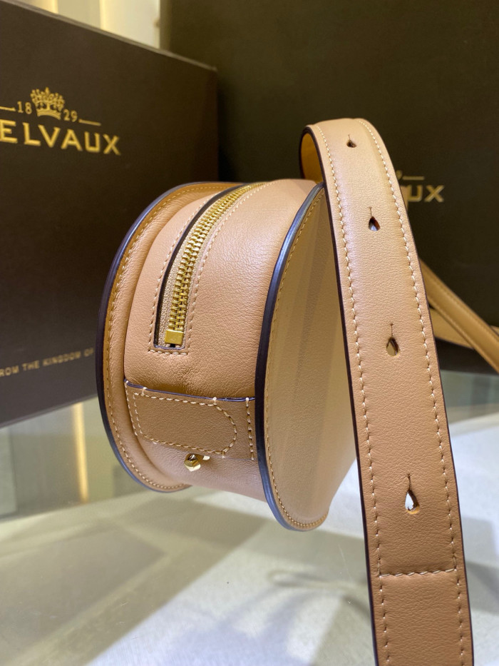 Delvaux Brand New Leather Shoulder Bag Half Round Bags #nigo29164