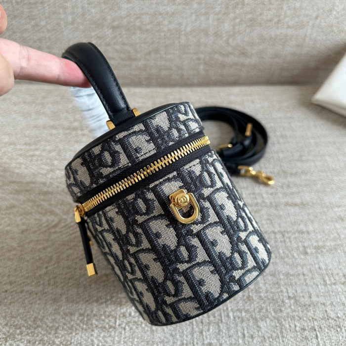 Dior NIGO Canvas Printed Zipper Small Square Bag #nigo21598