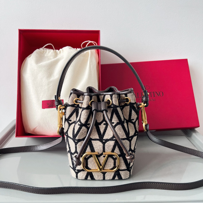 Valentino NIGO Tote Shoulder Mini Bucket Bag #nigo95198