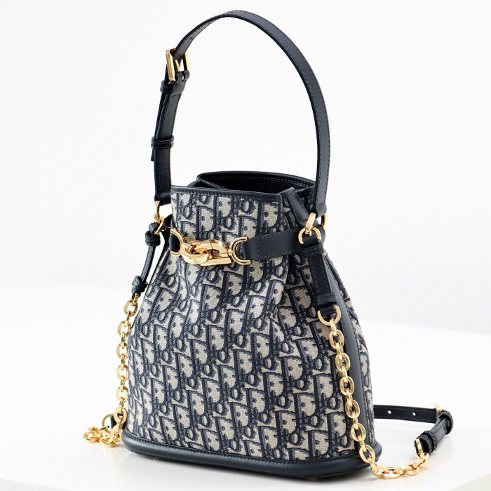Dior NIGO Canvas Shoulder Tote Bucket Bag #nigo96128