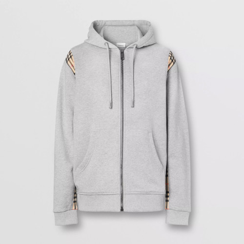 Burberry NIGO Zip Sport Hooded Sweatshirt Grey #nigo96111