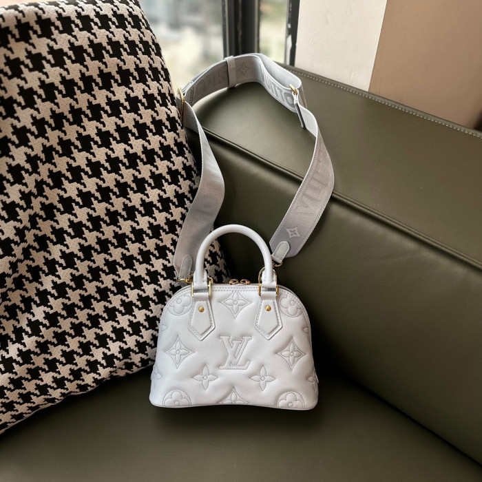 Louis Vuitton NIGO Blue Leather Printed Carrying Bag #nigo21578