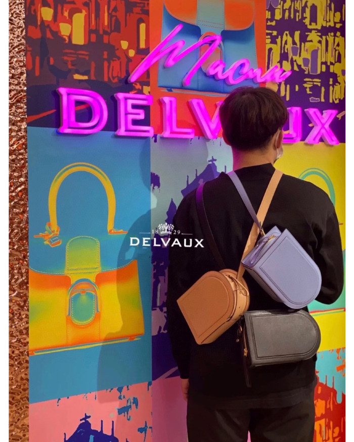 Delvaux Brand New Leather Shoulder Bag Half Round Bags #nigo29164