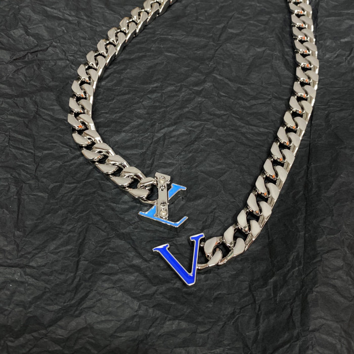 Louis Vuitton NIGO Thick Chain Letter Necklace #nigo21587