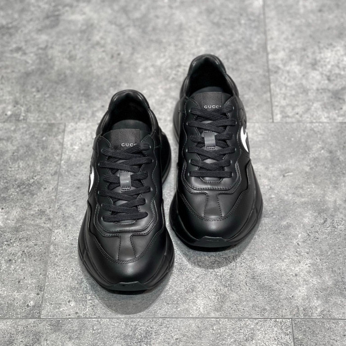 Gucci NIGO Leather Lace-Up Low-Top Sneakers Shoes #nigo96122