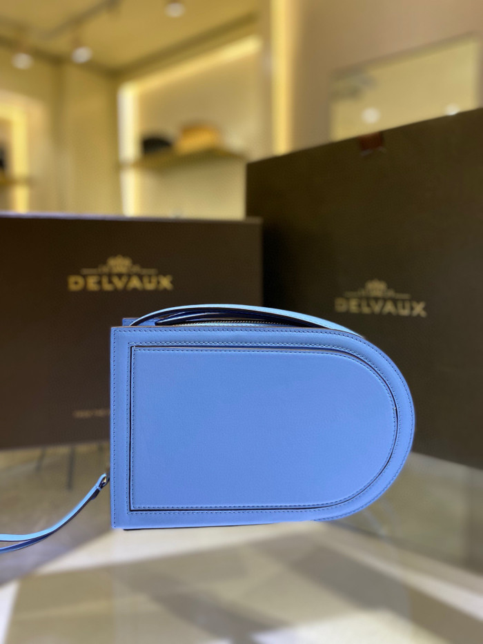 Delvaux Brand New Leather Shoulder Bag Half Round Bags #nigo29164