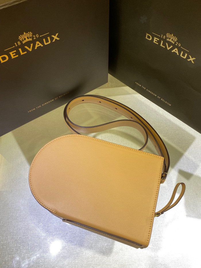 Delvaux Brand New Leather Shoulder Bag Half Round Bags #nigo29164