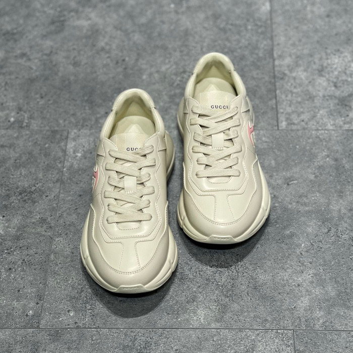 Gucci NIGO Leather Lace-Up Low-Top Sneakers Shoes #nigo96122