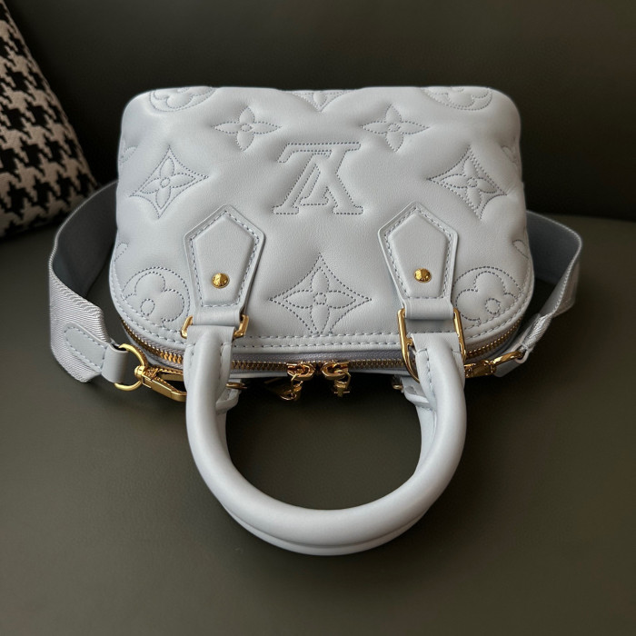 Louis Vuitton NIGO Blue Leather Printed Carrying Bag #nigo21578
