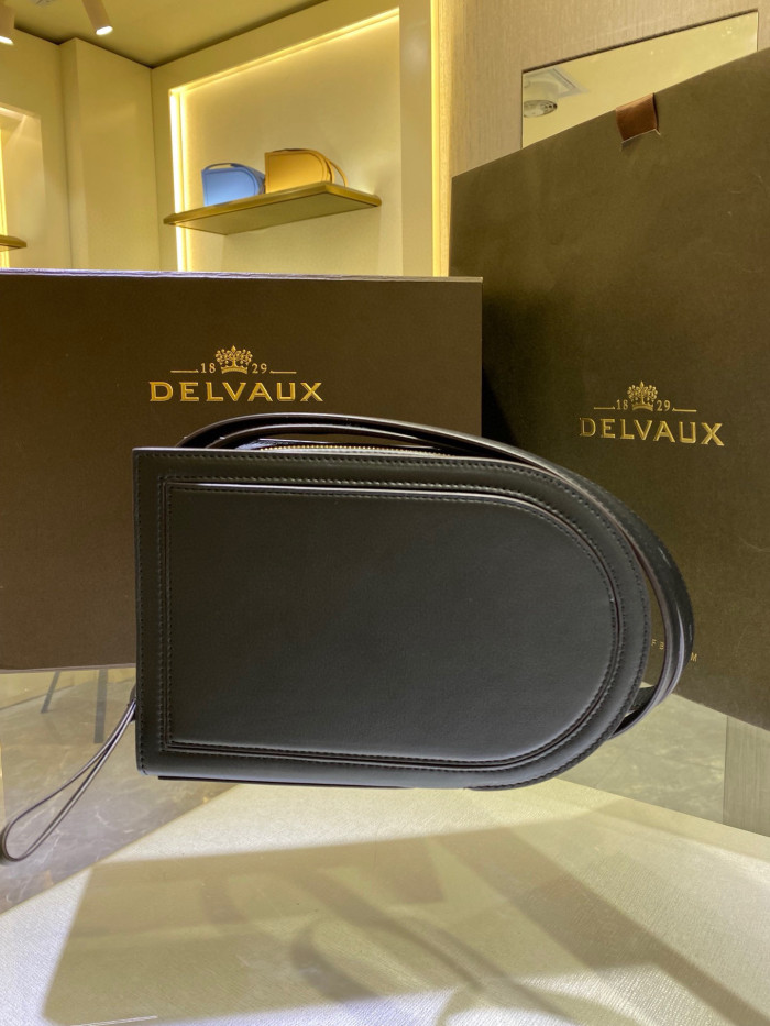 Delvaux Brand New Leather Shoulder Bag Half Round Bags #nigo29164