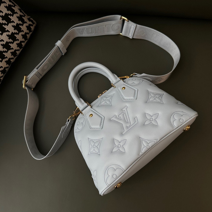 Louis Vuitton NIGO Blue Leather Printed Carrying Bag #nigo21578