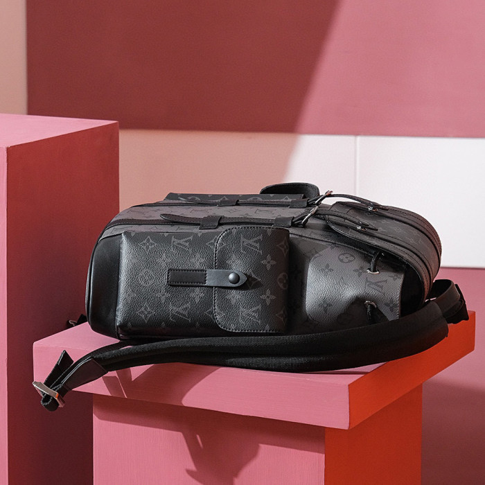 Louis Vuitton NIGO Leather Printed Backpack #nigo21634