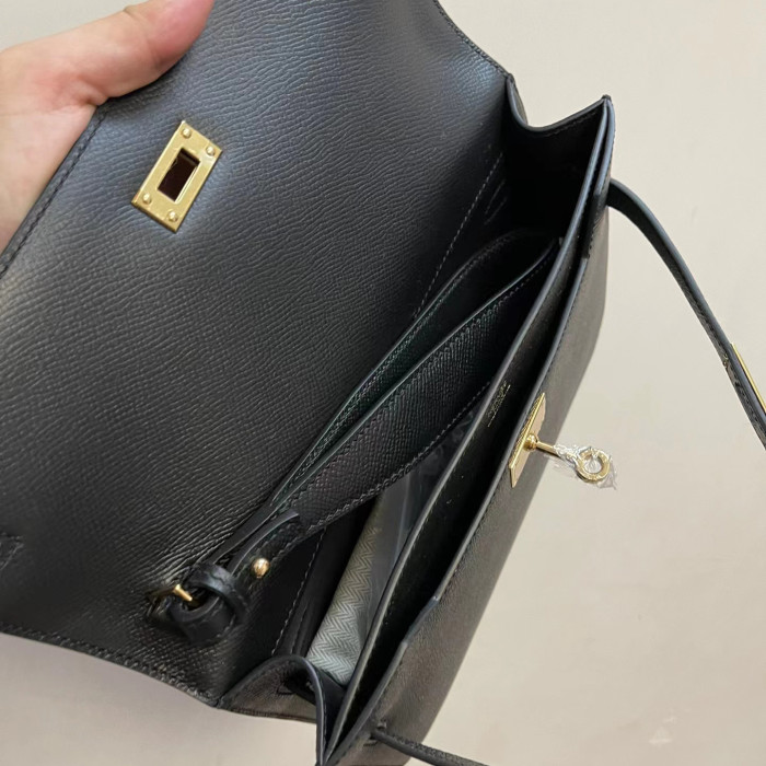 Hermes Square Leather Classic Wallet Clutch Underarm Bag bags #nigo53457