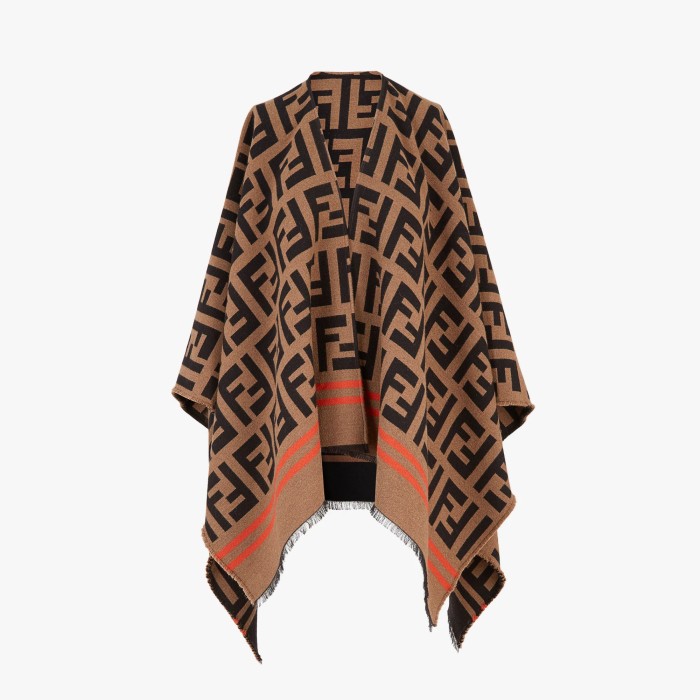 Fendi NIGO Long Pants Printed Cotton Cape #nigo21599