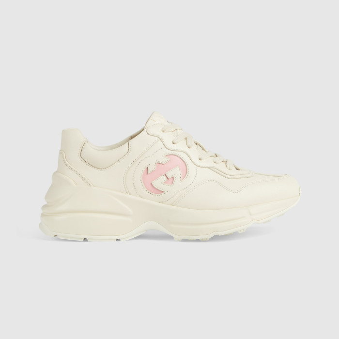 Gucci NIGO Leather Lace-Up Low-Top Sneakers Shoes #nigo96122