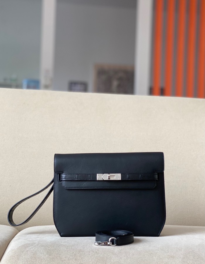 Hermes Square Leather Classic Wallet Clutch Underarm Bag bags #nigo53457