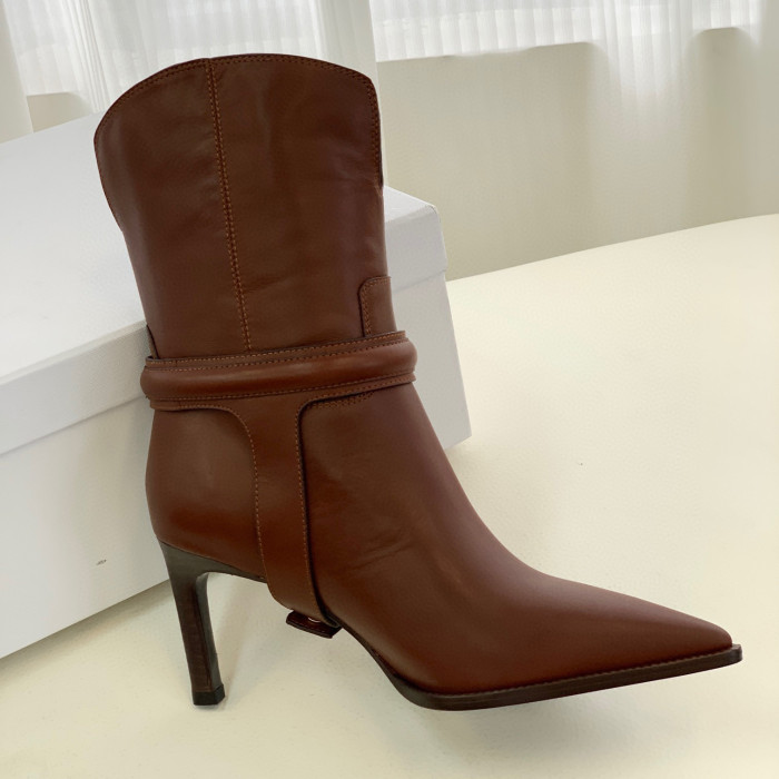 Celine NIGO Leather Mid Length High Heels #nigo21628