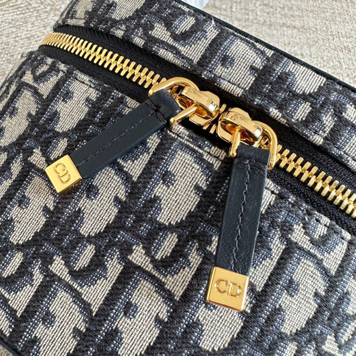 Dior NIGO Canvas Printed Zipper Small Square Bag #nigo21598