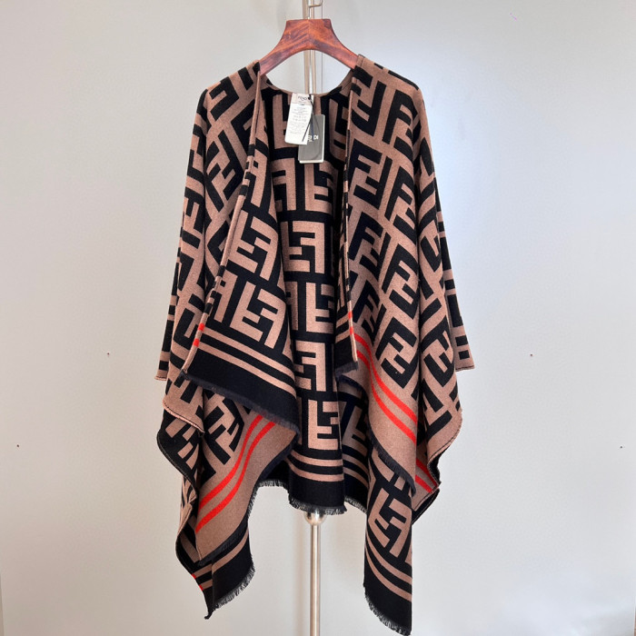 Fendi NIGO Long Pants Printed Cotton Cape #nigo21599