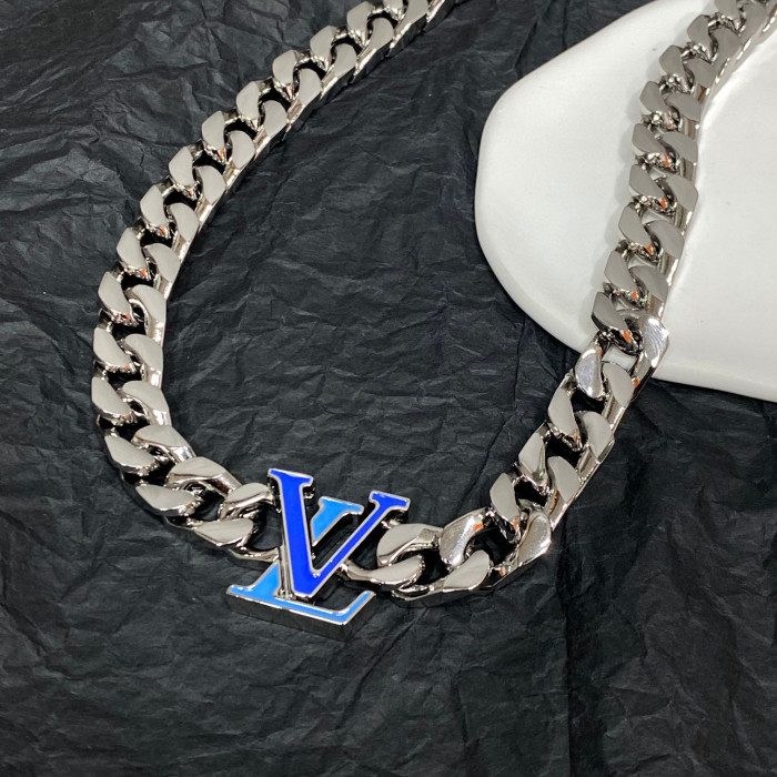 Louis Vuitton NIGO Thick Chain Letter Necklace #nigo21587