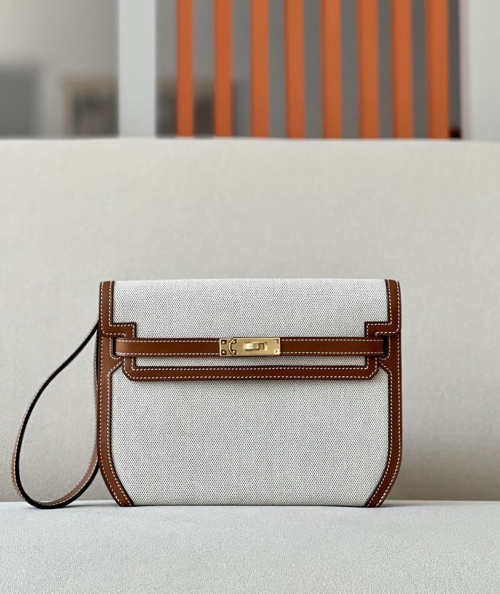 Hermes Square Leather Classic Wallet Clutch Underarm Bag bags #nigo53457
