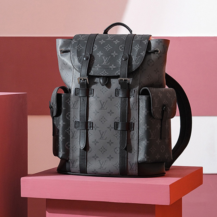 Louis Vuitton NIGO Leather Printed Backpack #nigo21634