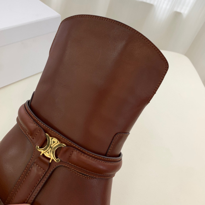 Celine NIGO Leather Mid Length High Heels #nigo21628
