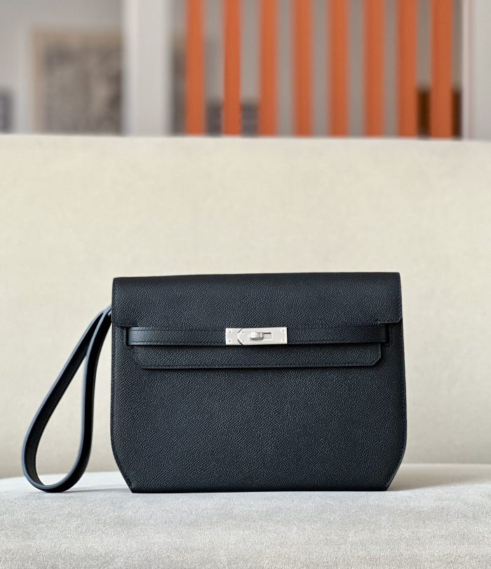 Hermes Square Leather Classic Wallet Clutch Underarm Bag bags #nigo53457