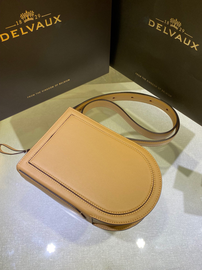 Delvaux Brand New Leather Shoulder Bag Half Round Bags #nigo29164