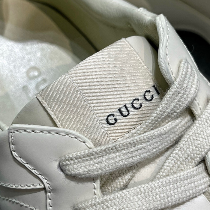 Gucci NIGO Leather Lace-Up Low-Top Sneakers Shoes #nigo96122