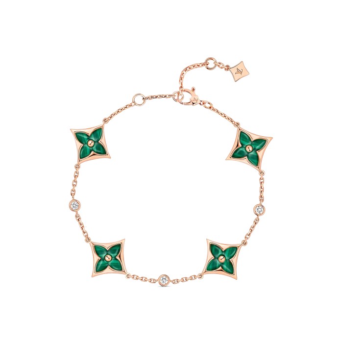 Louis Vuitton NIGO Floral Fine Chain Fashion Bracelet #nigo21589