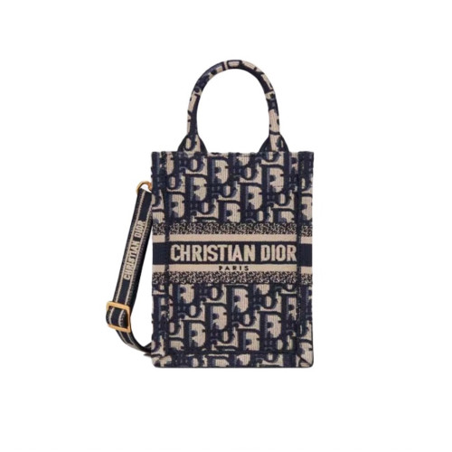 Dior Canvas Old Flower Full Print Portable Mini Tote Bag Mobile Case #nigo52165