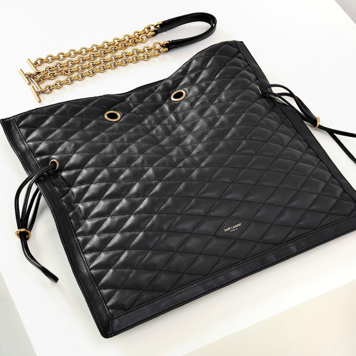 Saint Laurent NIGO Chain Lattice Leather Tote Bag #nigo21637