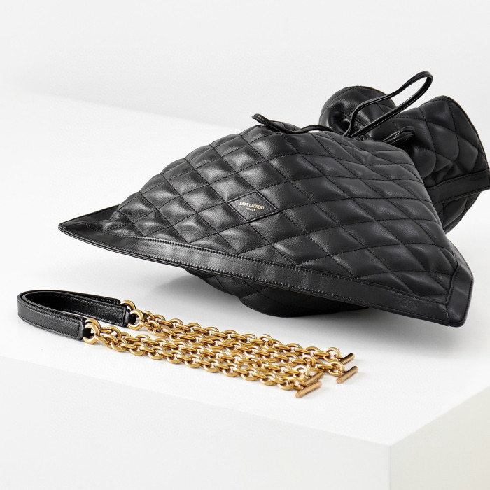 Saint Laurent NIGO Chain Lattice Leather Tote Bag #nigo21637