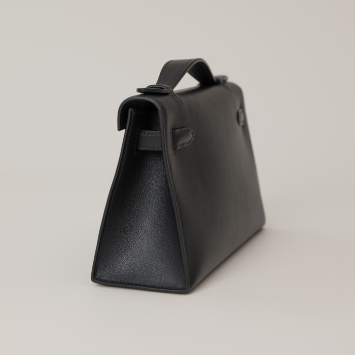Hermès NIGO Solid Color Leather Clutch Bag #nigo96169