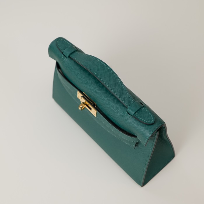 Hermès NIGO Solid Color Leather Clutch Bag #nigo96169