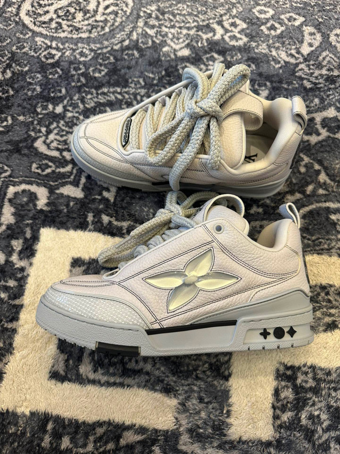 Louis Vuitton NIGO Casual Low Top Lace Up Sneakers Shoes #nigo95151