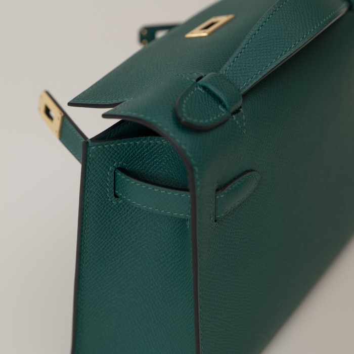 Hermès NIGO Solid Color Leather Clutch Bag #nigo96169