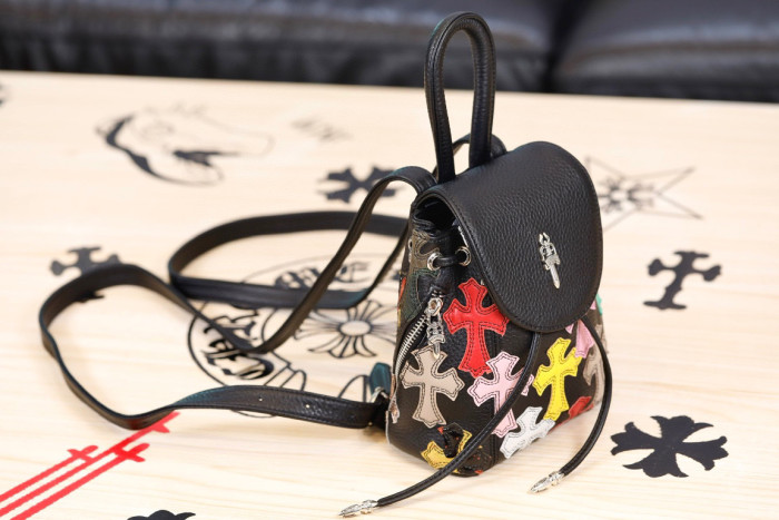 Chrome Hearts NIGO Women's Small Leather Backpack Bag #nigo94258