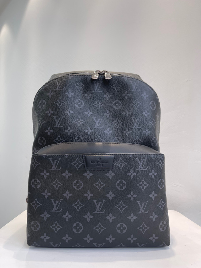 Louis Vuitton NIGO Black Leather Backpack Bag #nigo6514