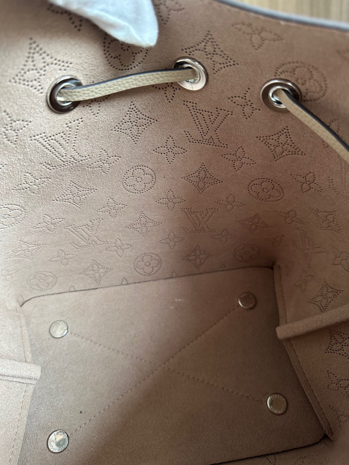Louis Vuitton NIGO Leather Printed Chain Bucket Bag  #nigo58116