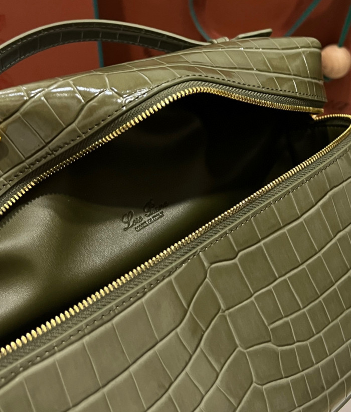 Loro Piana NIGO Crocodile Textured Leather Clutch Bag Bags #nigo57992