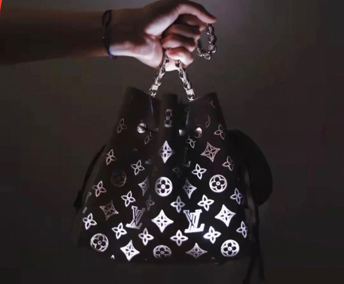 Louis Vuitton NIGO Leather Printed Chain Bucket Bag  #nigo58116