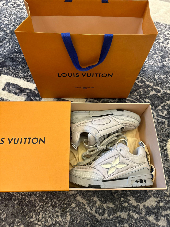 Louis Vuitton NIGO Casual Low Top Lace Up Sneakers Shoes #nigo95151