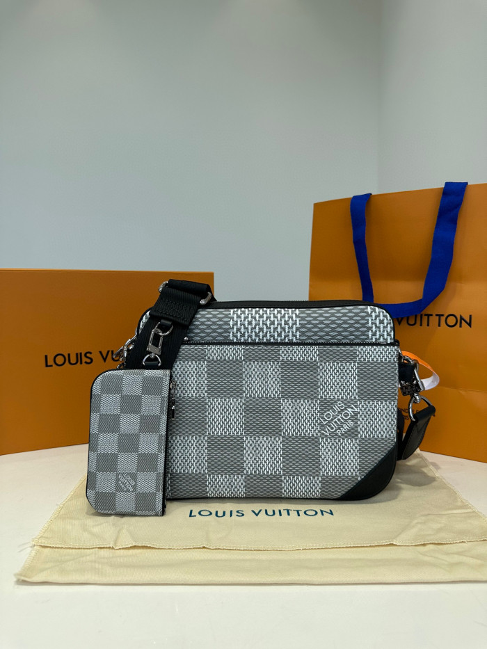 Louis Vuitton NIGO Three In One Diagonal Span Bag Bags #nigo94775