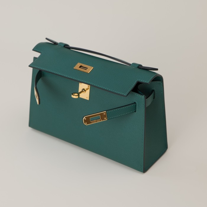 Hermès NIGO Solid Color Leather Clutch Bag #nigo96169